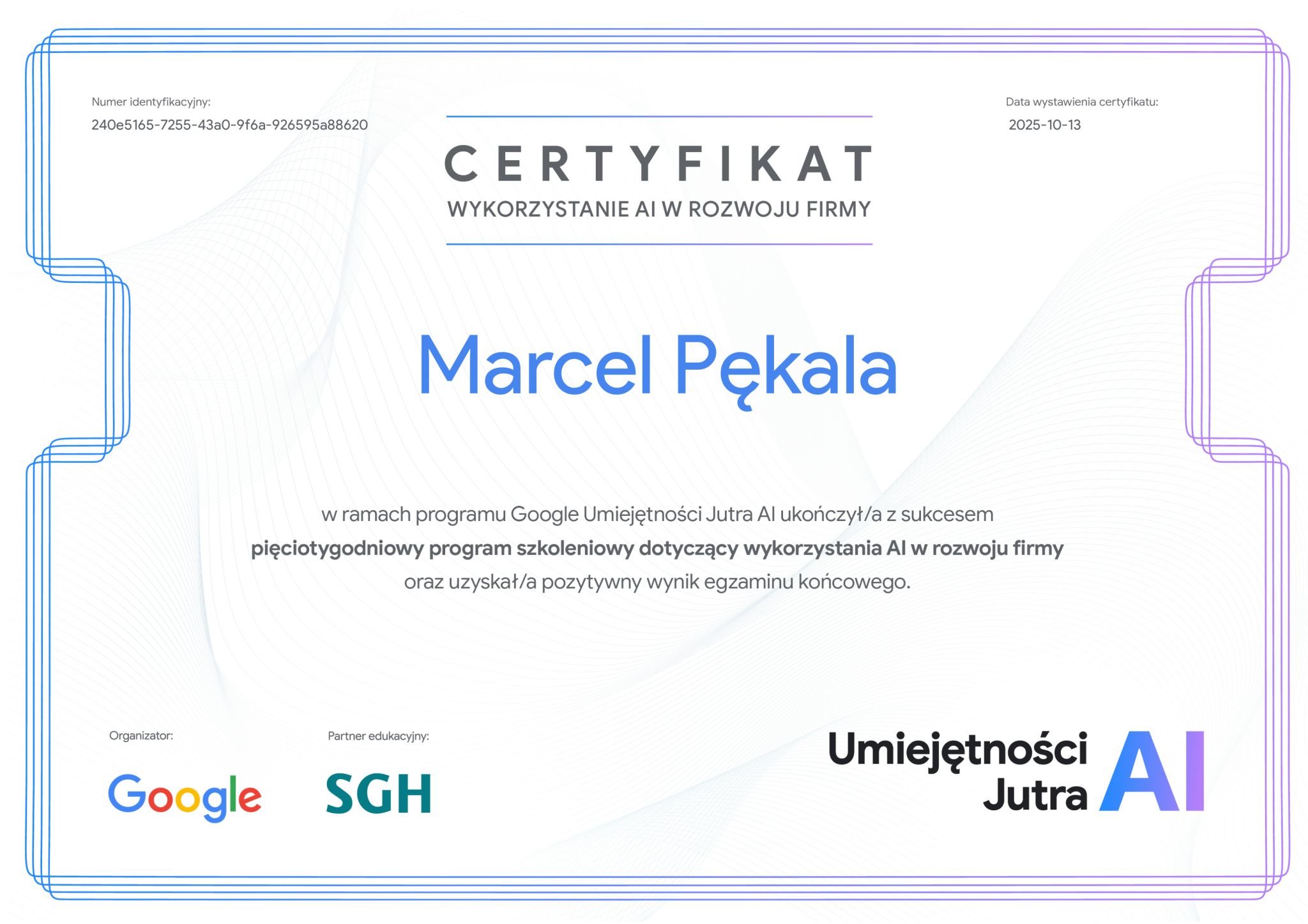 certyfikat-umiejetnosci-jutra-ai-marcel-pekala